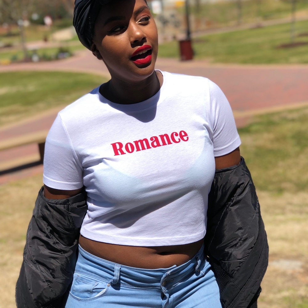 Graphic crop top